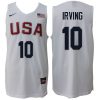 2016 rio olympics usa dream team 10 kyrie irving jersey white