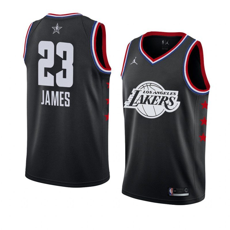 2019 all star black men's lebron james jersey