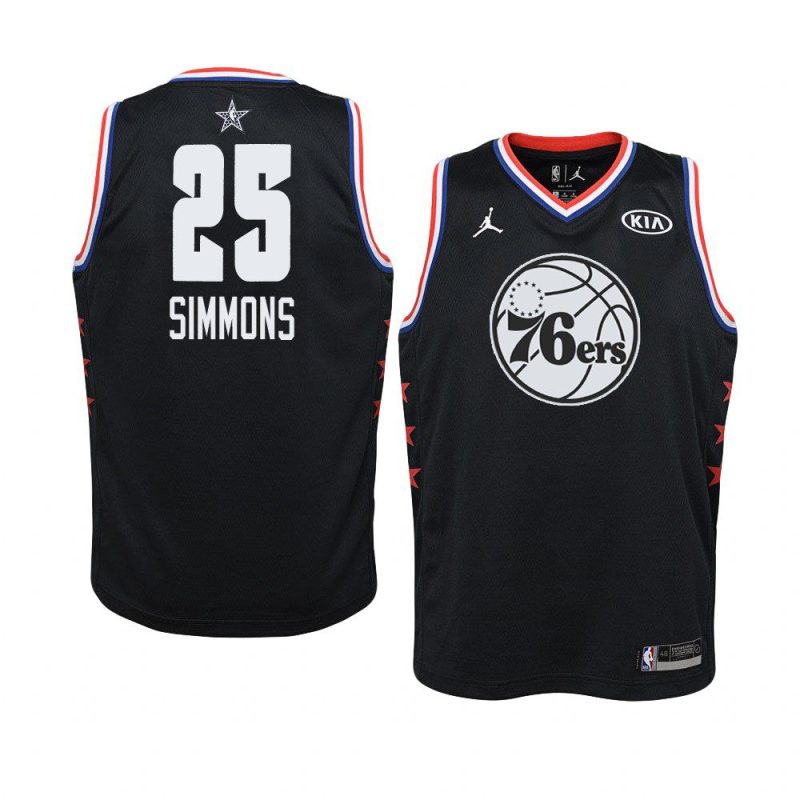 2019 all star black youth ben simmons jersey