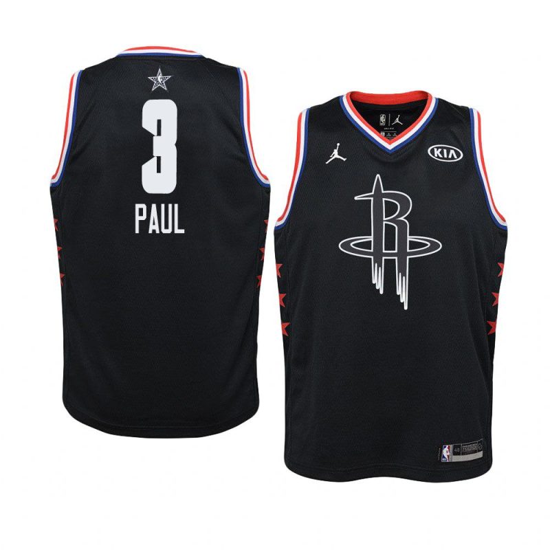 2019 all star black youth chris paul jersey