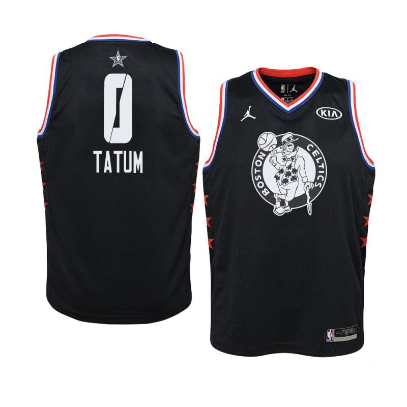 2019 all star black youth jayson tatum jersey