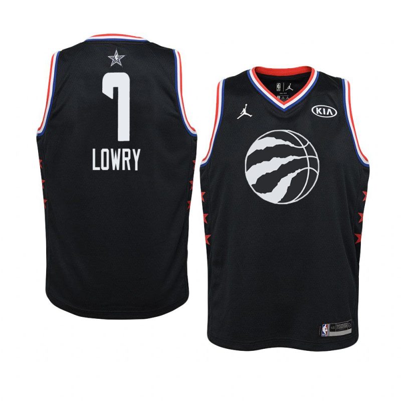 2019 all star black youth kyle lowry jersey