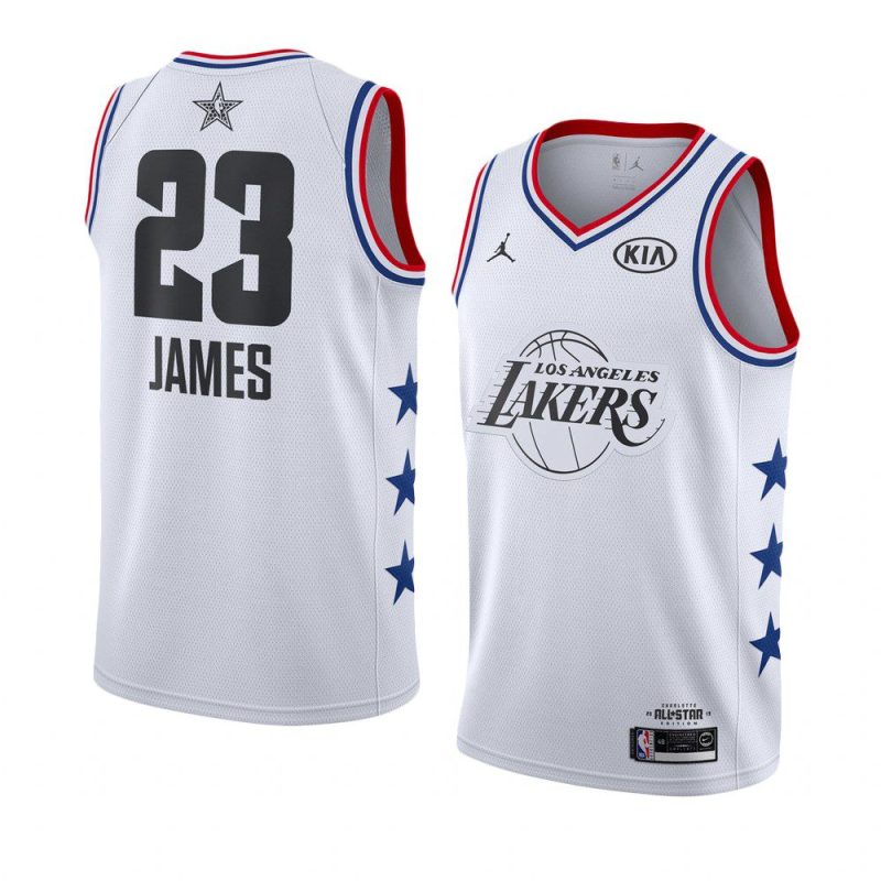 2019 all star white men's lebron james jersey