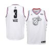 2019 all star white youth dwyane wade jersey