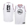 2019 all star white youth joel embiid jersey