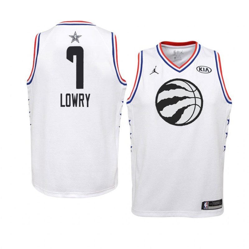 2019 all star white youth kyle lowry jersey