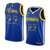 2020 christmas night andrew wiggins golden state warriors royal jersey