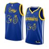 2020 christmas night stephen curry golden state warriors royal jersey