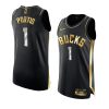 2020 trade bobby portis jersey authentic golden edition black