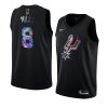 2021 limited patty mills jersey iridescent hwc collection black