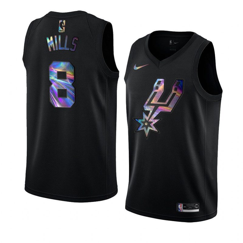 2021 limited patty mills jersey iridescent hwc collection black