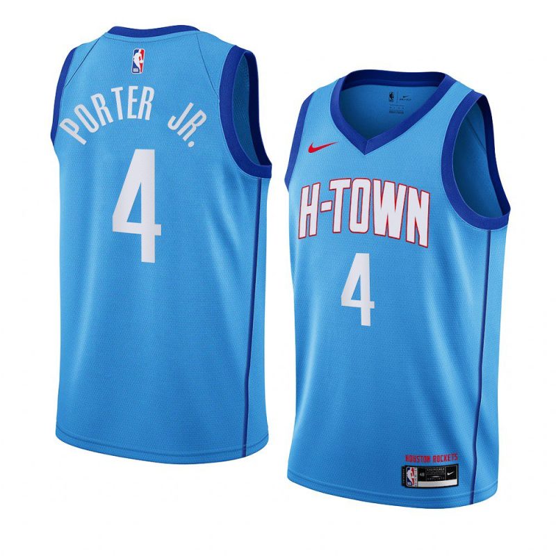 2021 trade kevin porter jr. jersey city edition blue