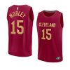 2022 23cavaliers isaiah mobley wine fast break replica icon jersey