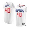 2022 23clippers ivica zubac white replica association jersey