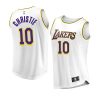 2022 23lakers max christie white replica association edition jersey