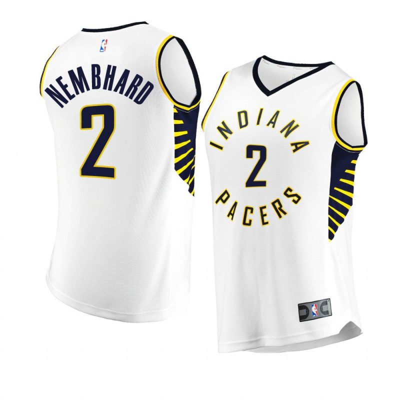 2022 23pacers andrew nembhard white replica association edition jersey
