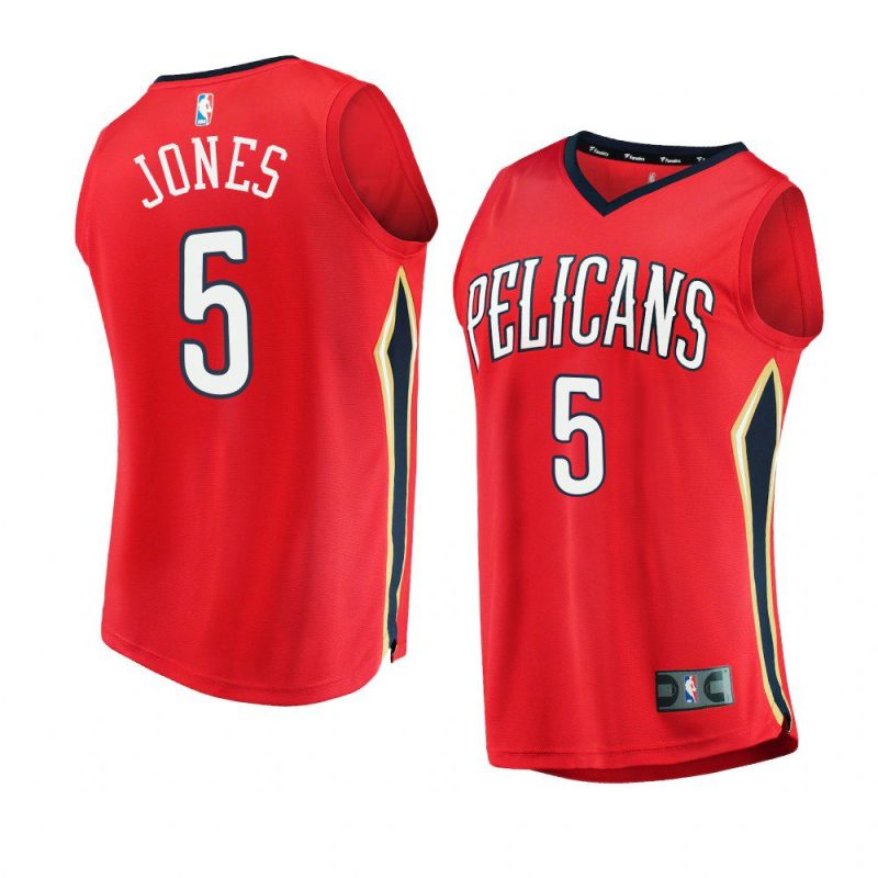 2022 23pelicans herbert jones red replica statement jersey