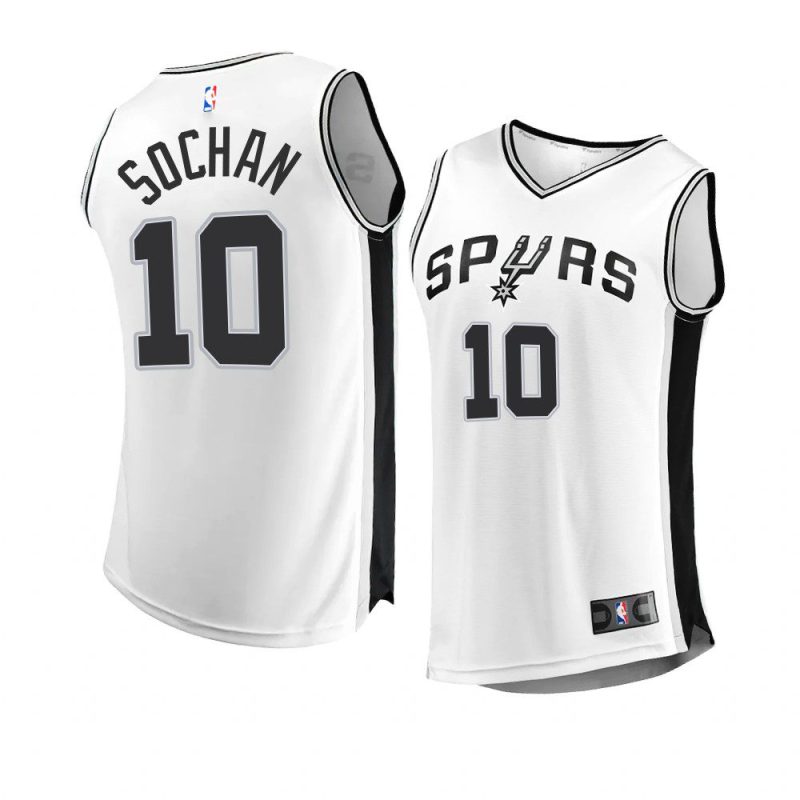 2022 23spurs jeremy sochan white replica association edition jersey