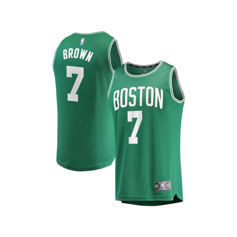 Boston Celtics Bodega X Mitchell Ness Jaylen Brown 7 Jersey Gold Worldwide Respect
