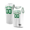 Boston Celtics Custom 00 Jersey White Drop The T Fashion