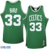 Boston Celtics Larry Bird Green Authentic Hardwood Classics Jersey