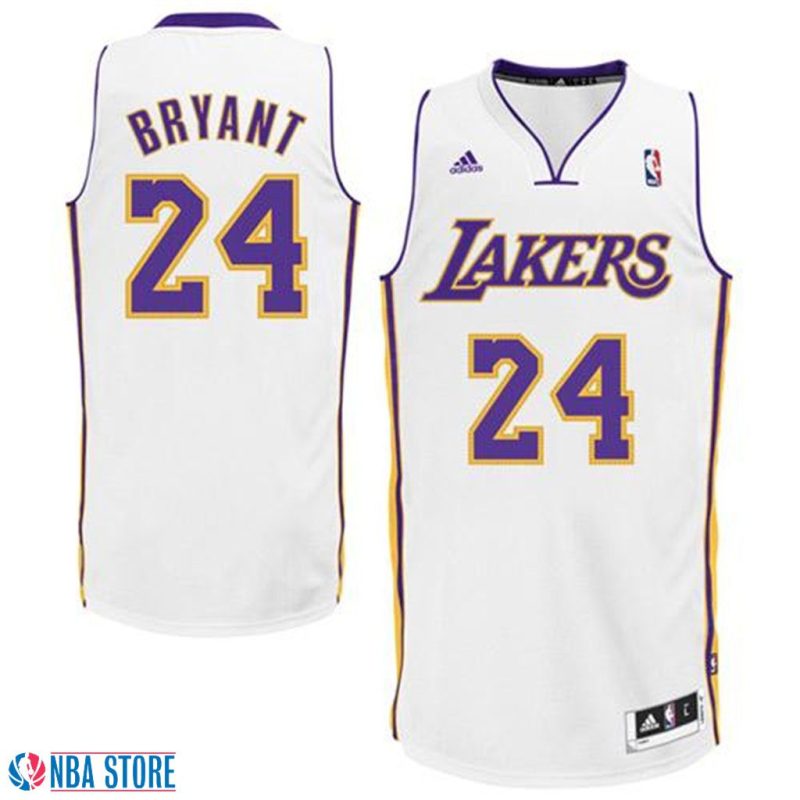 Kobe Bryant Los Angeles Lakers Revolution 30 Swingman Home White Jersey