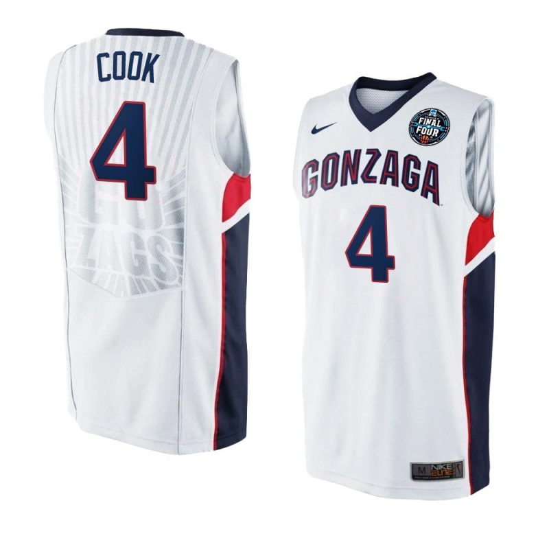 aaron cook retro jersey march madness final four white