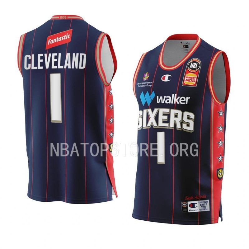 adelaide 36ers antonius cleveland navy 2022 23home nbl jersey