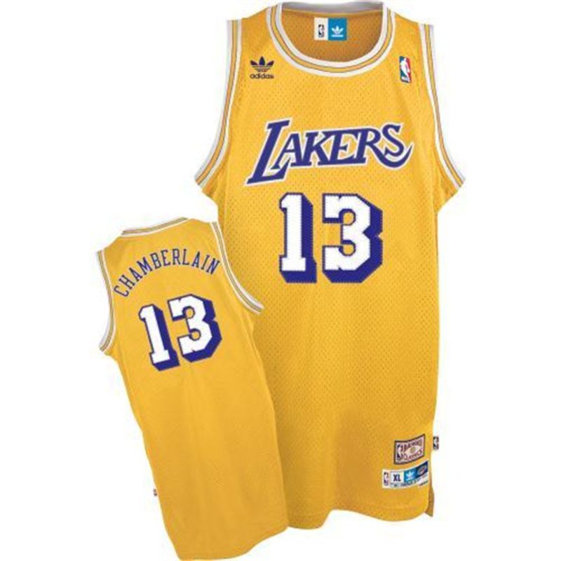 adidas Los Angeles Lakers Wilt Chamberlain Soul Swingman Throwback Jersey