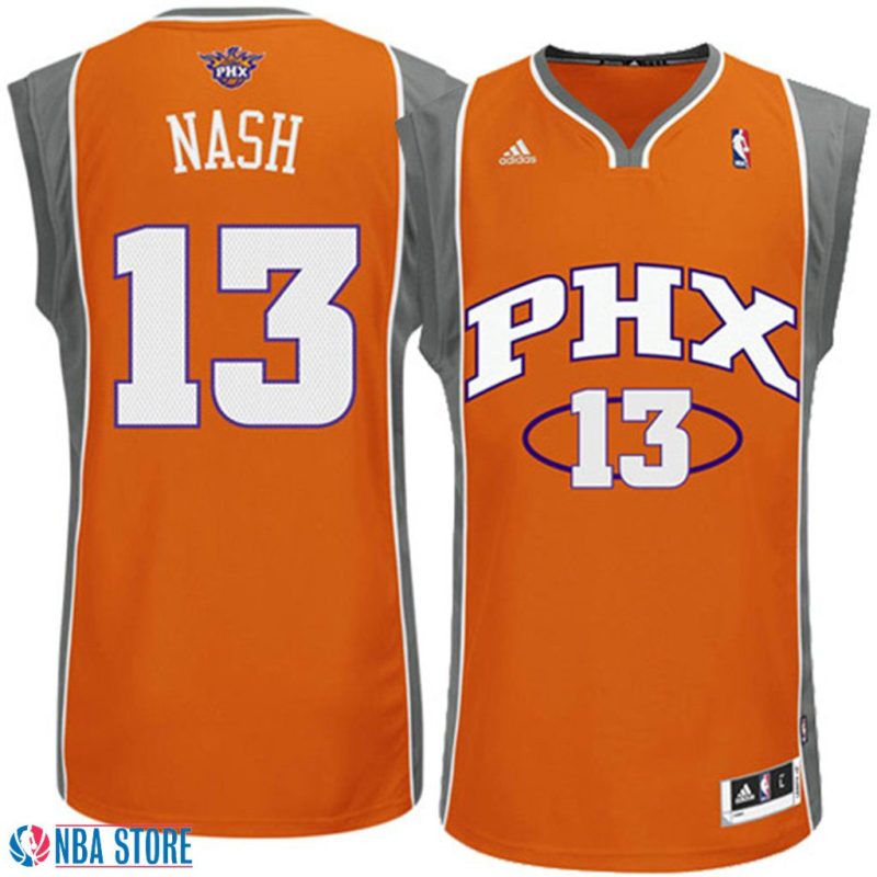 adidas Steve Nash Phoenix Suns Revolution 30 Swingman Performance Jersey Orange