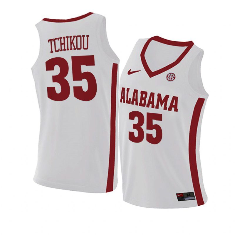 alex tchikou swingman jersey college basketball white