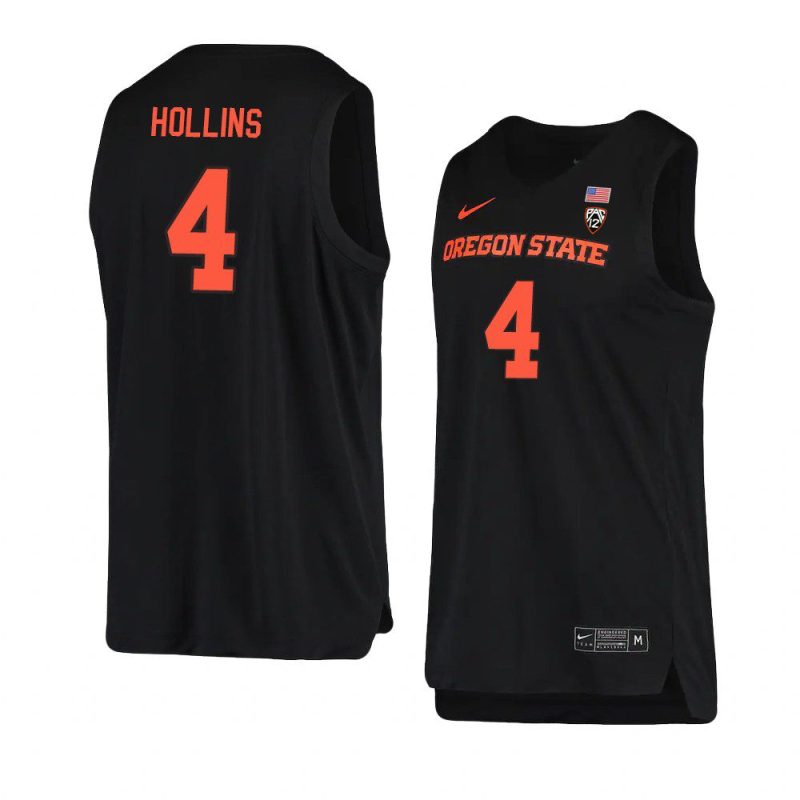 alfred hollins replica jersey college basketball black