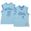 allen iverson 76ers jersey space knit blue 2000 01 hwc
