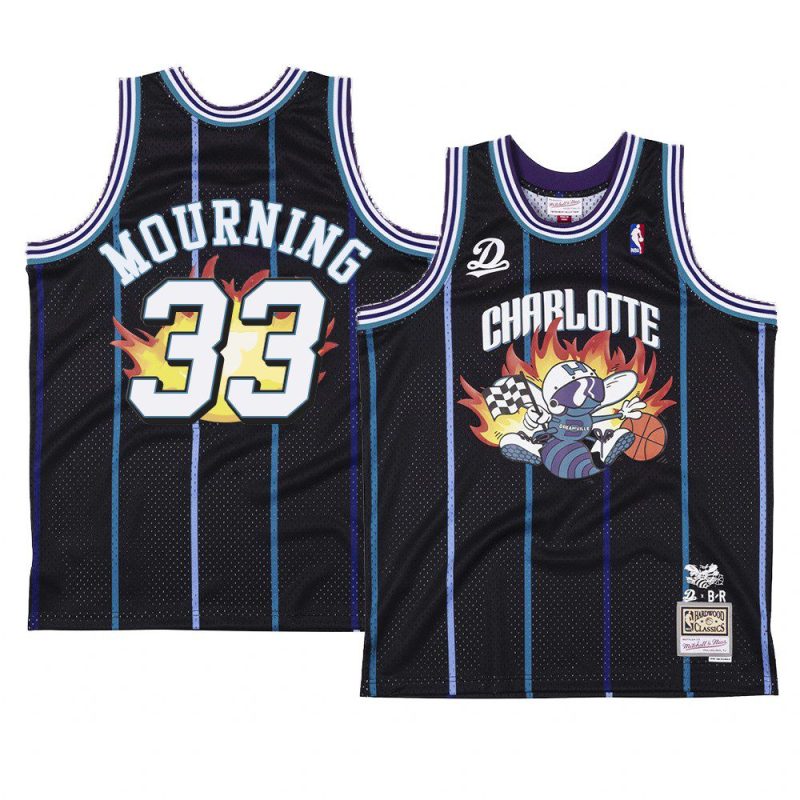 alonzo mourning jersey br remix mourning hwc limited edition