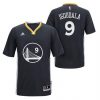 andre iguodala 2014 15 black sleeves jersey