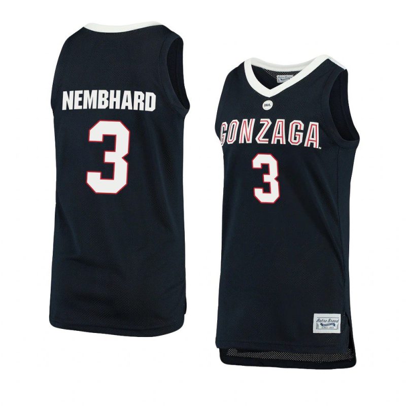 andrew nembhard original retro brand jersey alumni basketball navy