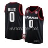 anthony black college basketball jersey 100 season black 2022 23