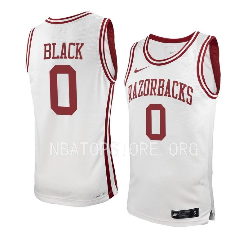 anthony black replica jersey college basketball white 2022 23