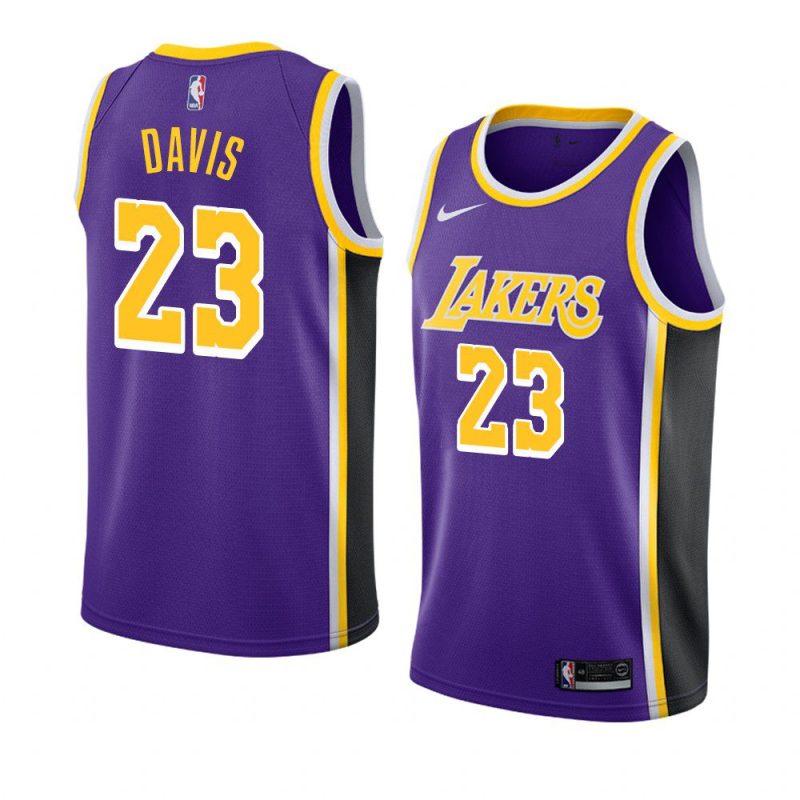 anthony davis jersey statement purple trade numbers men