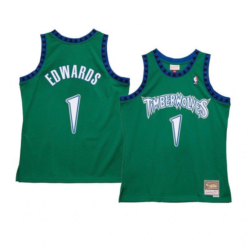 anthony edwards jersey reload 2.0 green