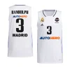 anthony randolph real madrid 11th euroleague champions home shirtjersey white