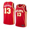 atlanta hawks bogdan bogdanovic red icon edition jersey