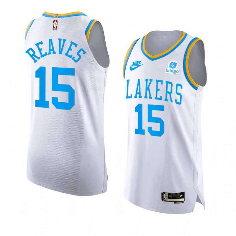 austin reaves 2022 23lakers jersey classic editionauthentic white