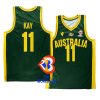 australia team 2023 fiba basketball world cup nick kay green boomers jersey
