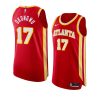 authentic onyeka okongwu jersey icon red