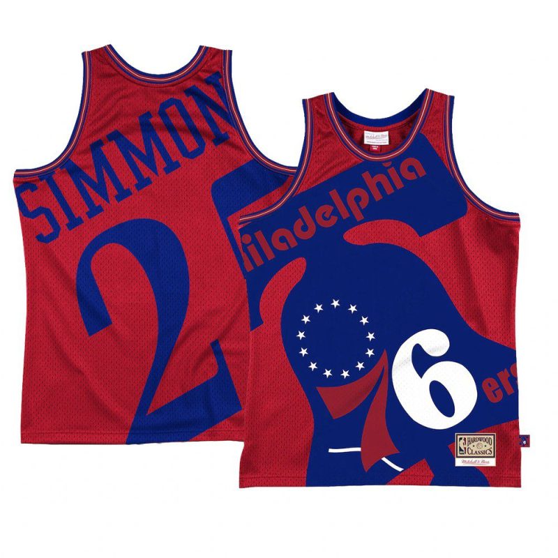 ben simmons throwback jersey blown out fashion red
