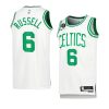 bill russell celticsjersey 2022 23association edition whitehonor russell