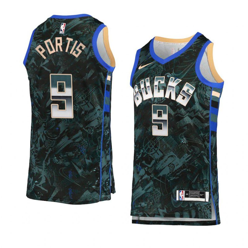 bobby portis camo select series jersey green