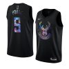 bobby portis jersey iridescent holographic black limited edition