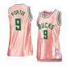 bobby portis women 75th anniversary jersey rose gold pink